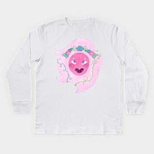 Watercolor Succulent Lion Steven Universe Kids Long Sleeve T-Shirt